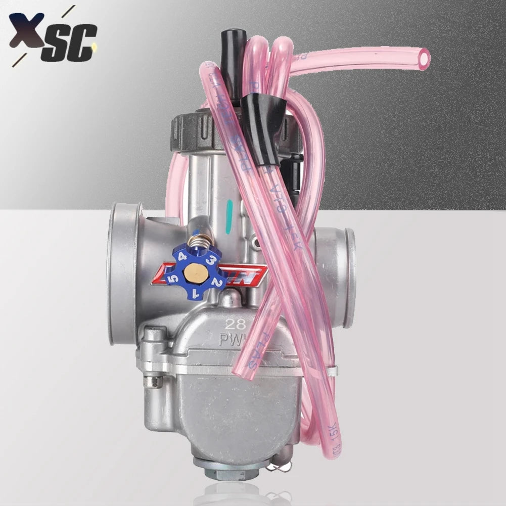 Universal PWK 21 24 26 28 30 32 34mm Motorcycle Carburetor Carburador For Keihin Mikuni Suzuki Yamaha Honda KTM ATV Quad scooter