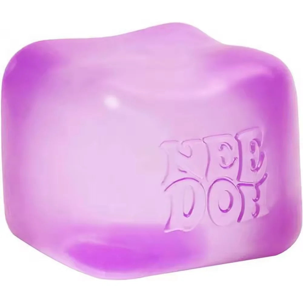 Needoh Dr Pepper Nice Cube & Dream Drop Sensory Toy Hamburger for Autism ADHD Squishy Stress Relief Anxiety Squeeze Pull Toy