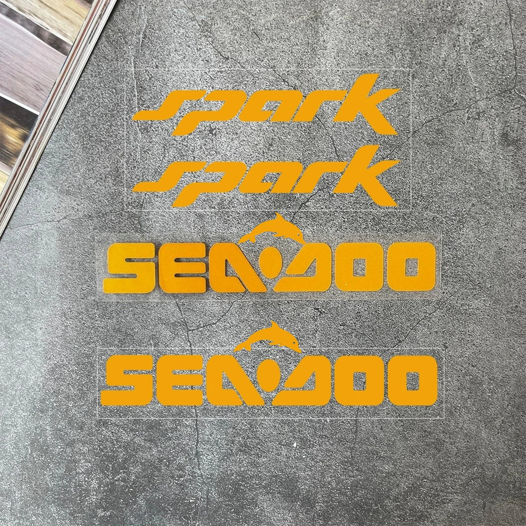 For Sea-doo Jet Ski Spark Trixx Stickers Seadoo boats watercraft mini jet boat decal Reflective Waterproof sticker accessories