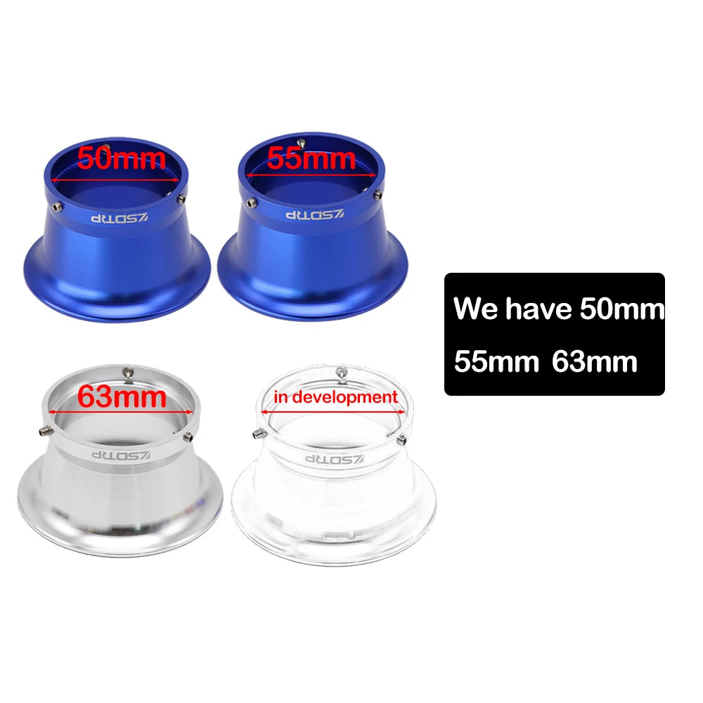 ZSDTRP 63mm Motorcycle Modified Carburetor Air Filter Cup The Wind Cup Horn Cup for PWK Keihin 34 36 38 40 42mm Carburtor