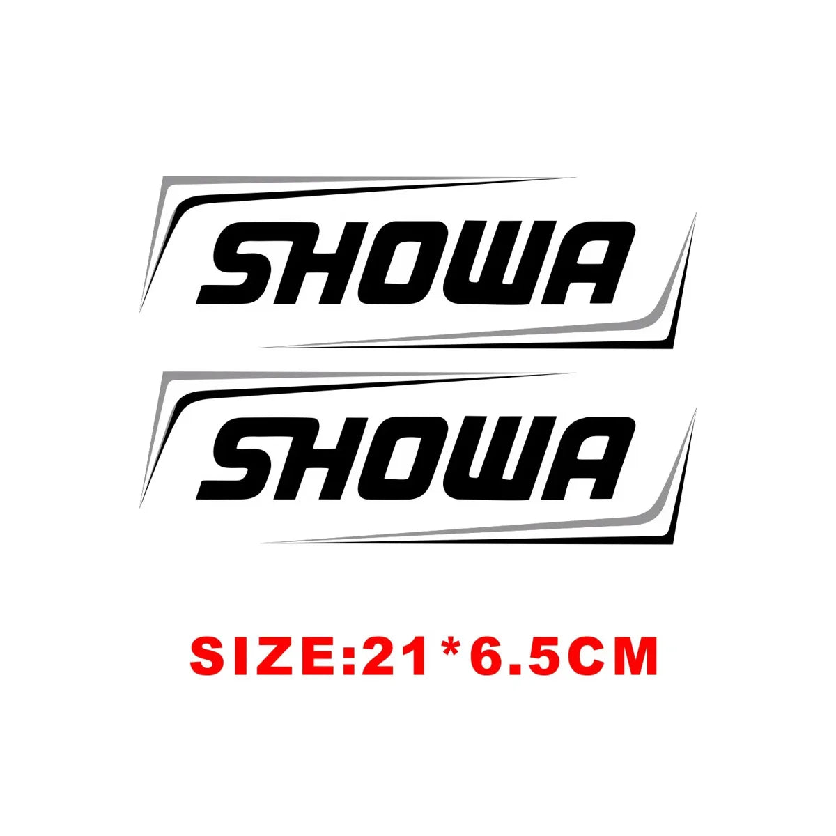 1 Pair Motorcycle Front Fork Stickers Motocross Waterproof Decal for Showa KYB WP Shocks Cool Vinyl Durable Suspension Decals