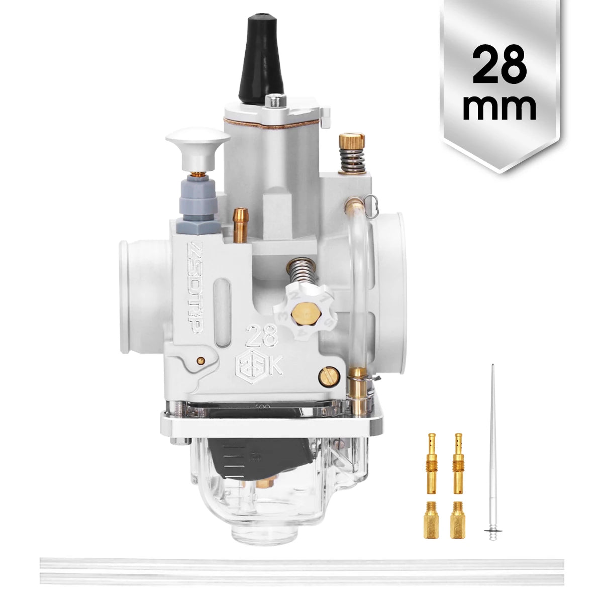 ZSDTRP CNC PWK Carburetor 28 30 32 34mm Universal Racing Carburetor for 2T 4T Engine Motorcycle Scooter ATV