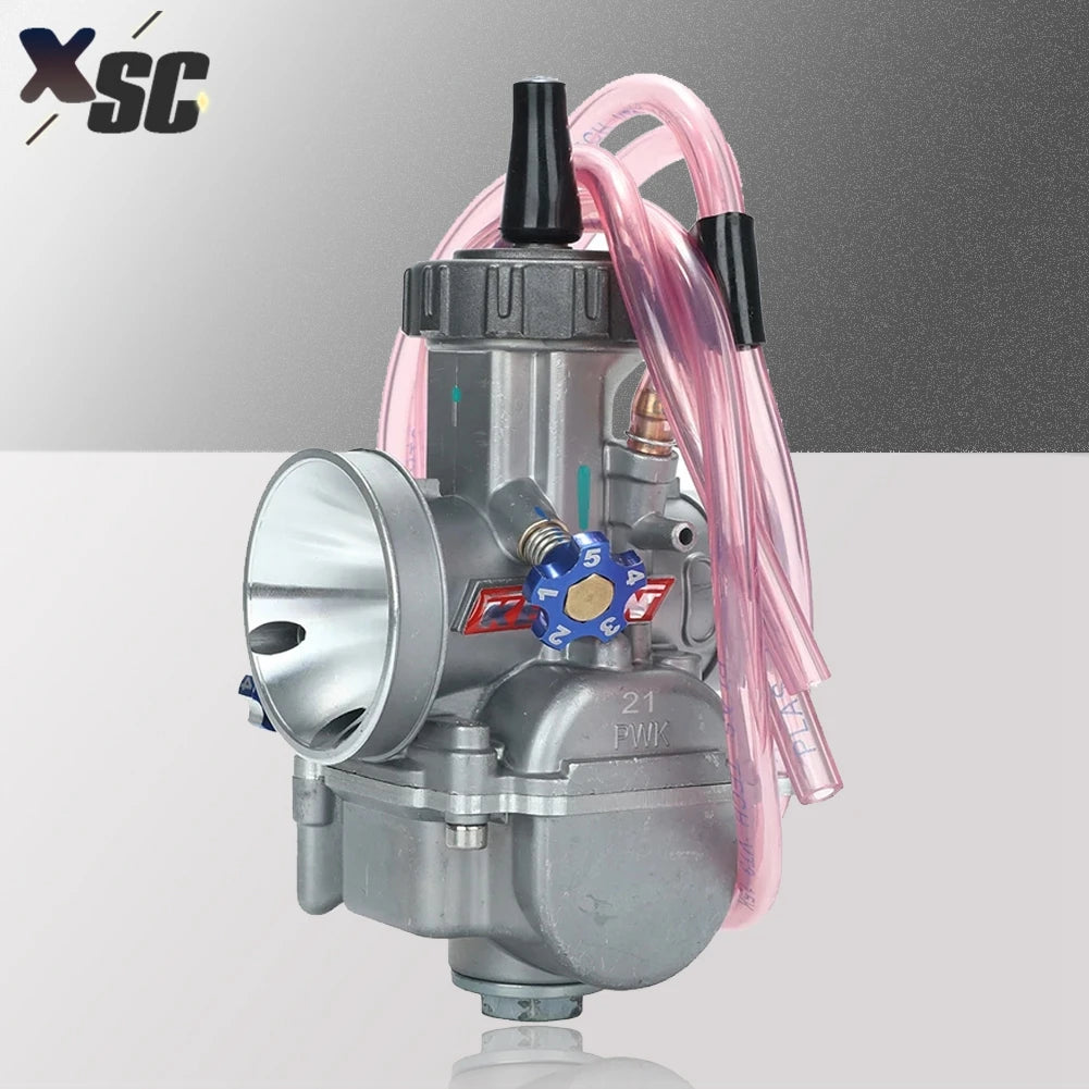 Universal PWK 21 24 26 28 30 32 34mm Motorcycle Carburetor Carburador For Keihin Mikuni Suzuki Yamaha Honda KTM ATV Quad scooter
