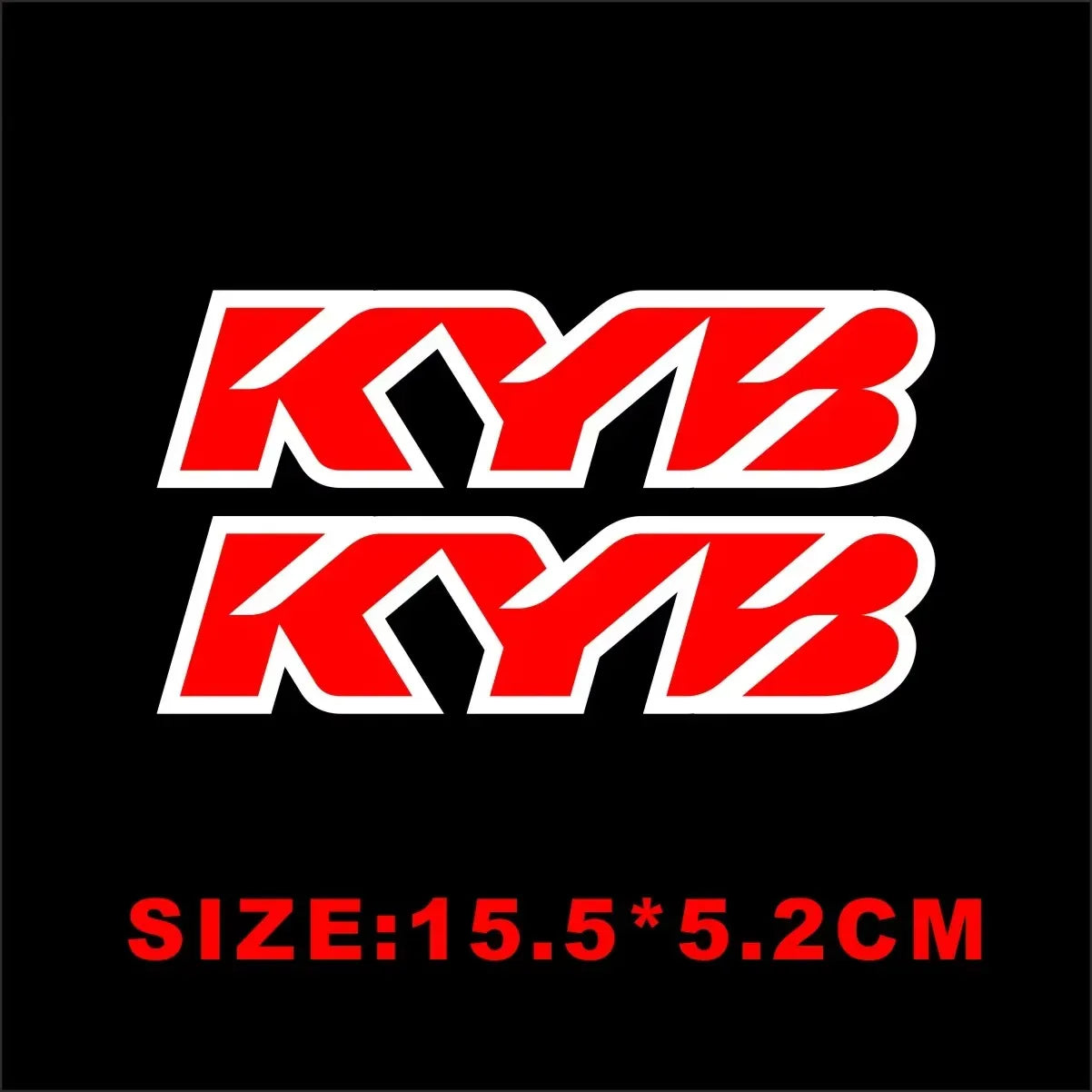 1 Pair Motorcycle Front Fork Stickers Motocross Waterproof Decal for Showa KYB WP Shocks Cool Vinyl Durable Suspension Decals