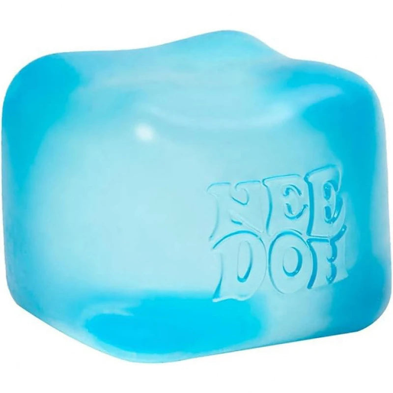 Needoh Nice Cube Sensory Stress Reliever Fidget Tool, Slow Rising Desk Sensory Cube for Anxiety & Focus, for Adults & Kids