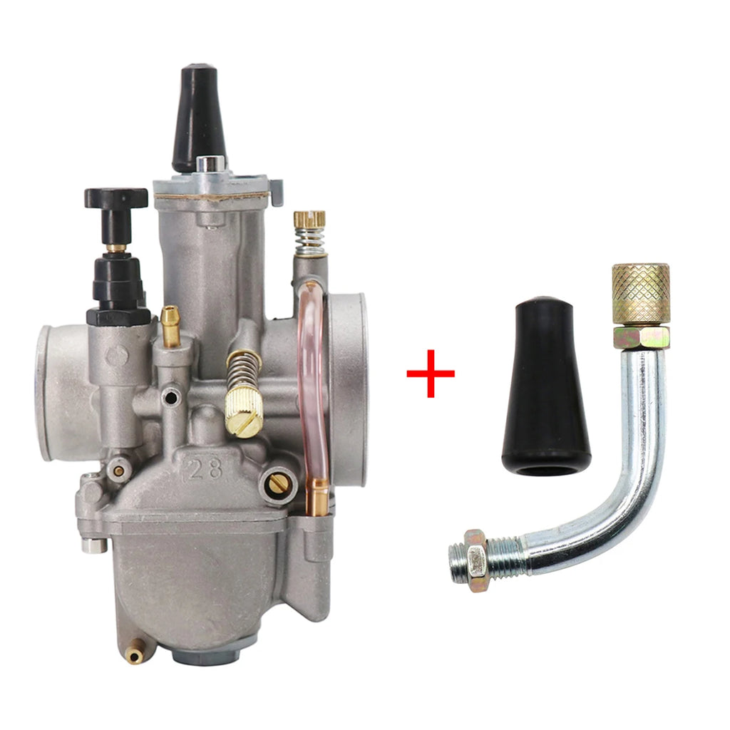 ZS Racing For Keihin Carburetor With Power Jet For 2T 4T 75-250cc Universal Motorcycle PWK 21 24 26 28 30 32 34mm