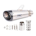 Motorcycle Stainless Steel Exhaust Pipe, 51mm Universal Caliber, Supplied With DB Killer, For Yamaha GY6 Scooters