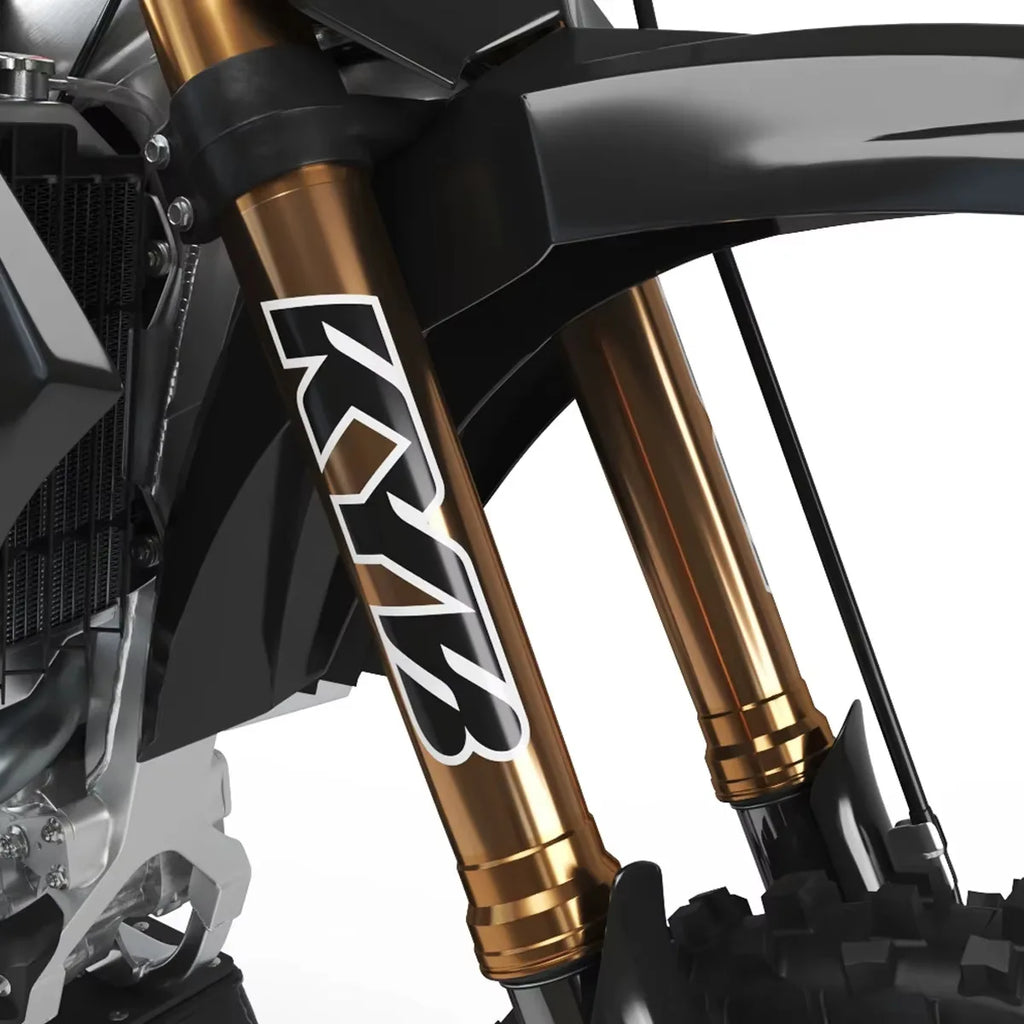 1 Pair Motorcycle Front Fork Stickers Motocross Waterproof Decal for Showa KYB WP Shocks Cool Vinyl Durable Suspension Decals