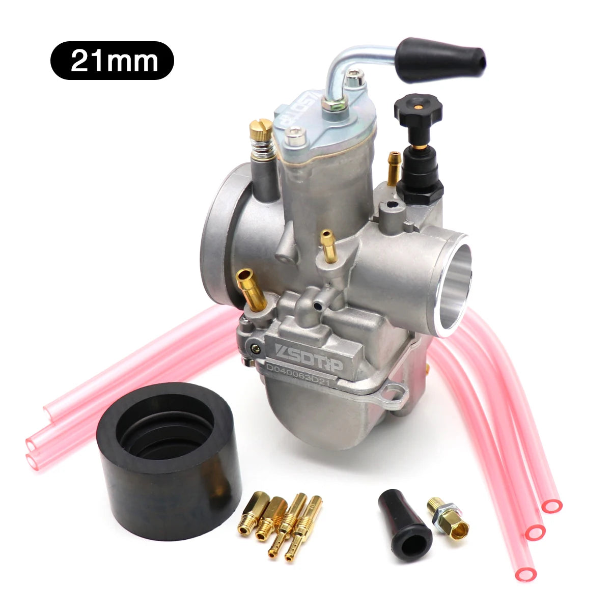 ZS Racing For Keihin Carburetor With Power Jet For 2T 4T 75-250cc Universal Motorcycle PWK 21 24 26 28 30 32 34mm