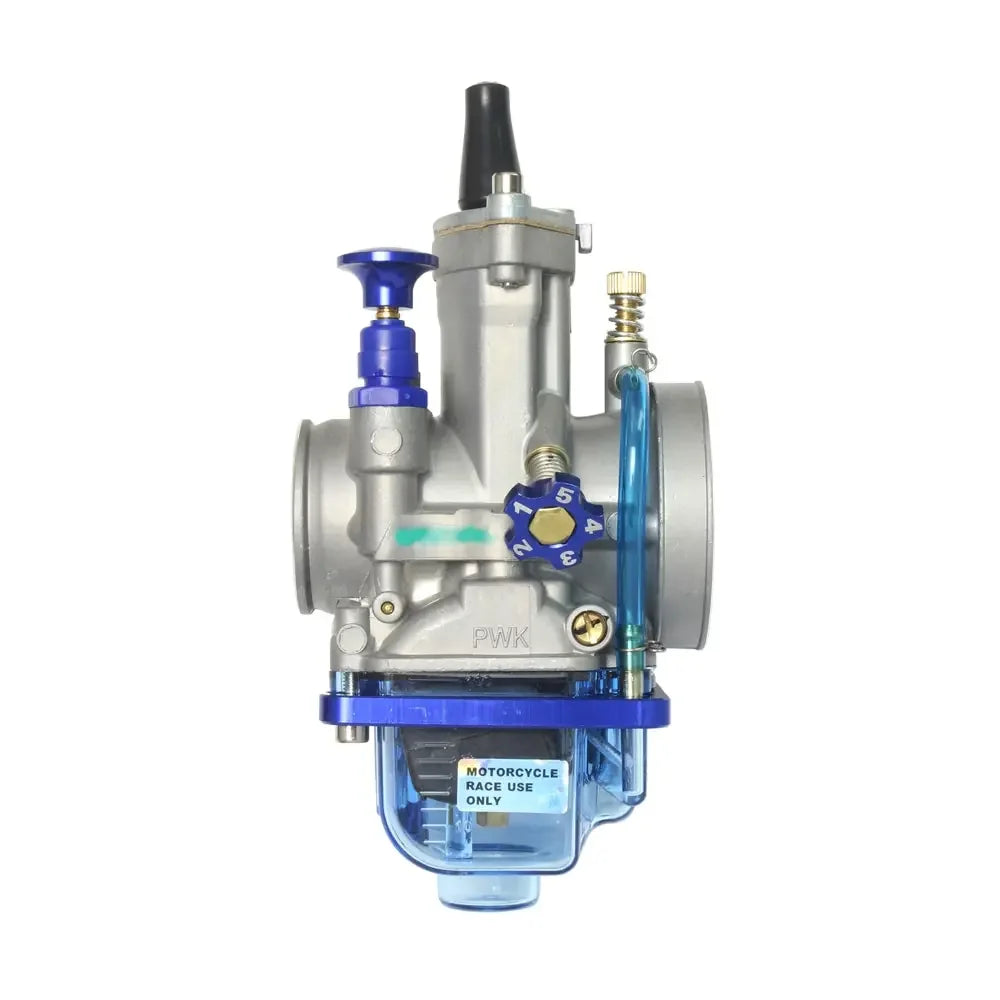 Motorcycle Carburetor 2T 4T Blue Transparent Cover Bowl For Keihin Koso OKO YZ85 Power Jet PWK 21 24 26 28 30 32 34mm Carburador