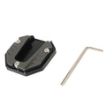Scooter Motorbike Accessories Extension Foot Pad Support Plate Aluminum Alloy Motorcycle Bike Kickstand Extender Foot Side Stand